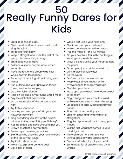 best dares for teens